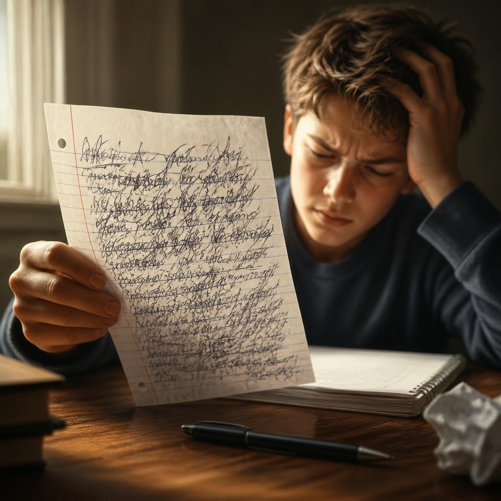 Illustration for the English word “sloppy”