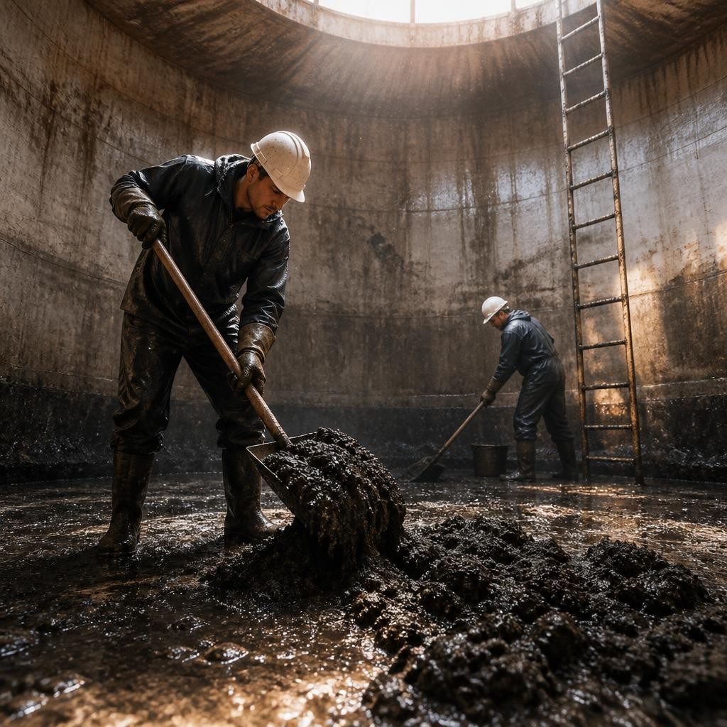 Illustration for the English word “sludge”