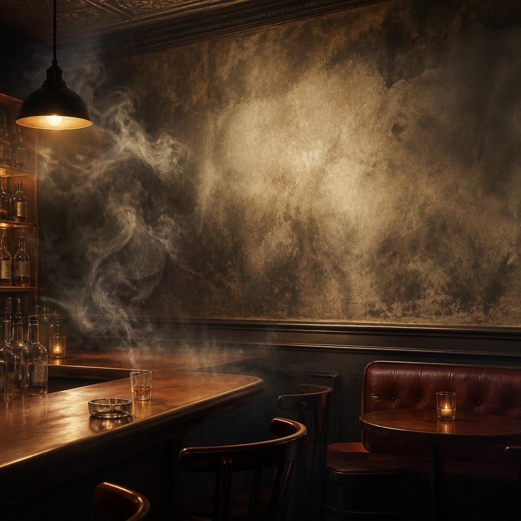 Illustration for the English word “smoky”