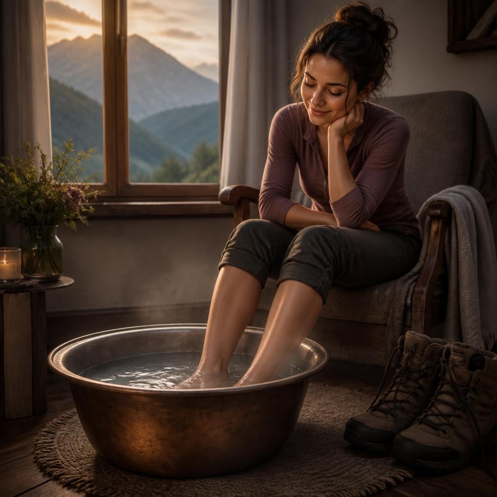 Illustration for the English word “soak”