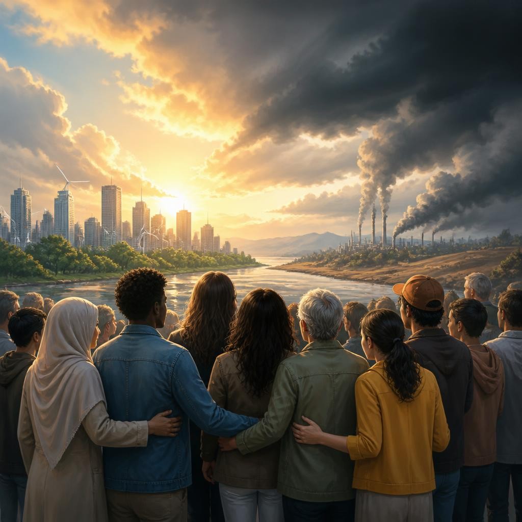 Illustration for the English word “societal”