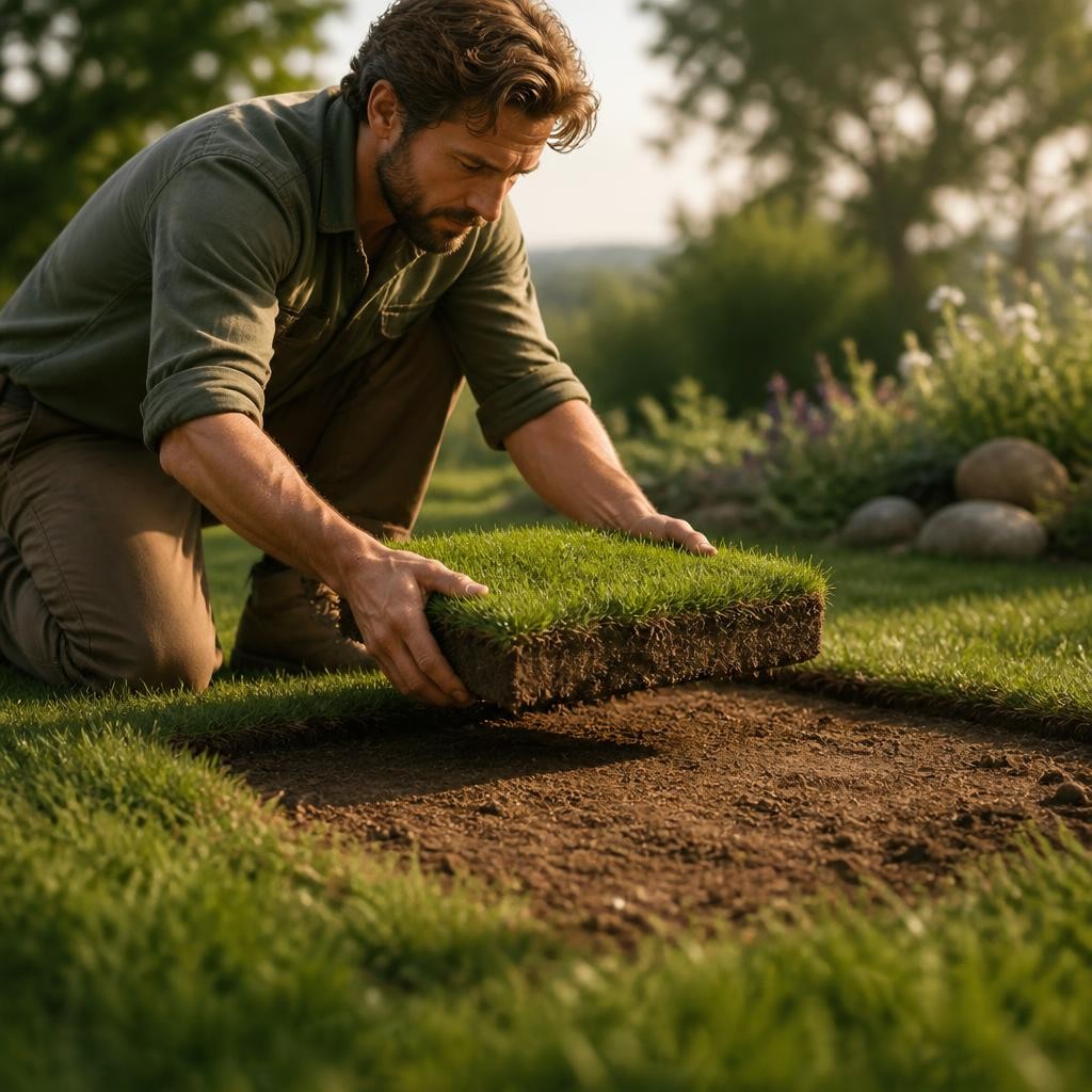 Illustration for the English word “sod”
