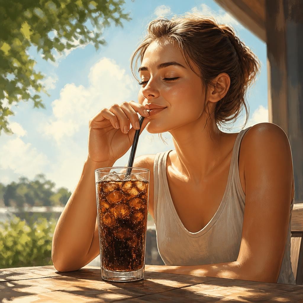 Illustration for the English word “soda”