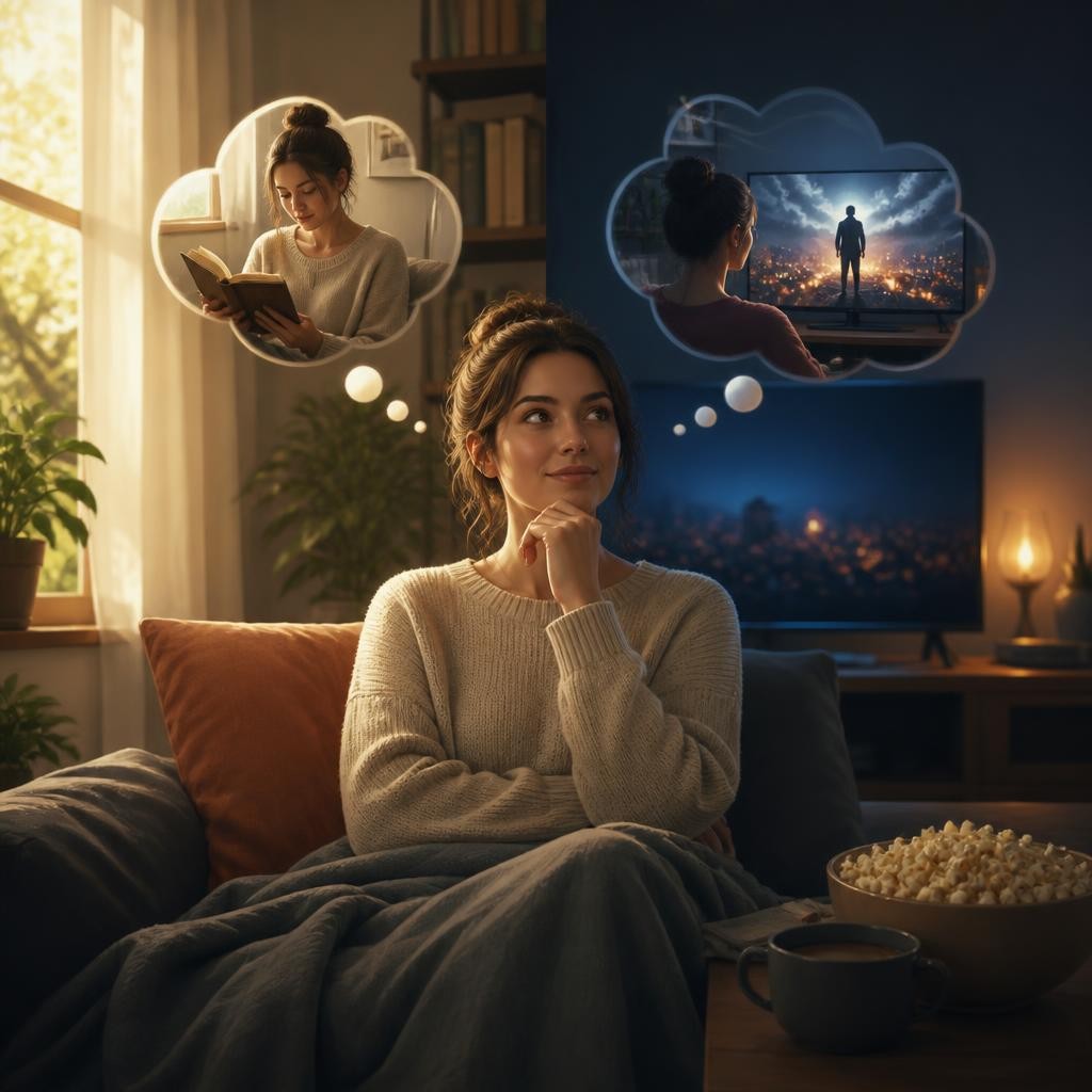 Illustration for the English word “sometimes”