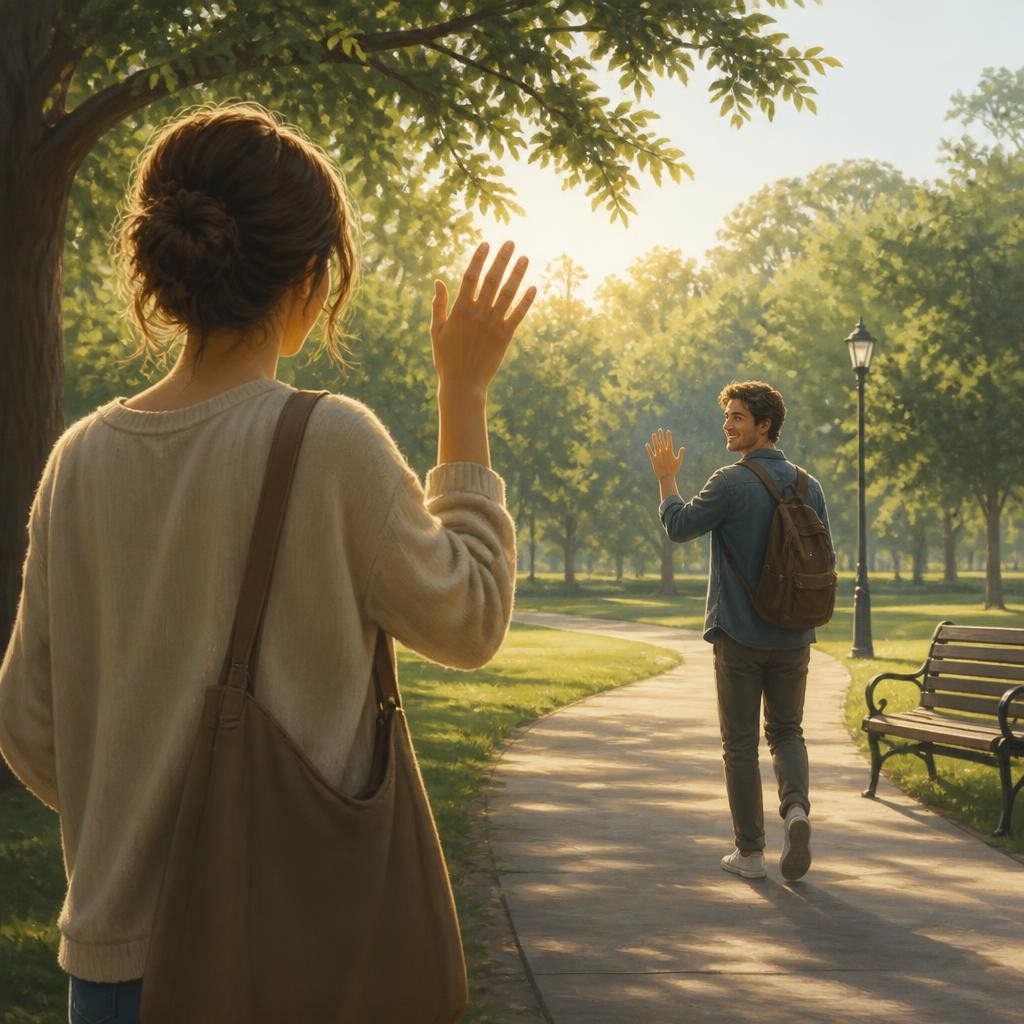 Illustration for the English word “soon”