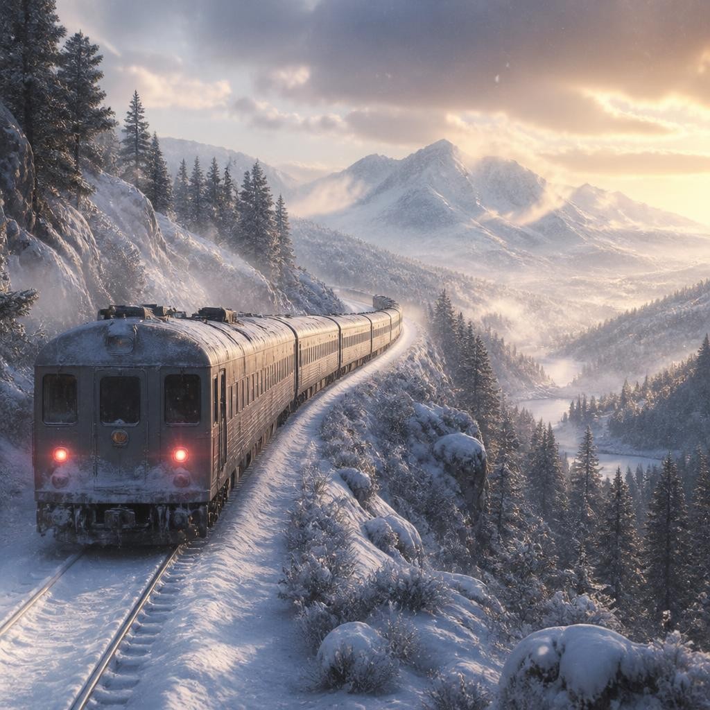 Illustration for the English word “southbound”