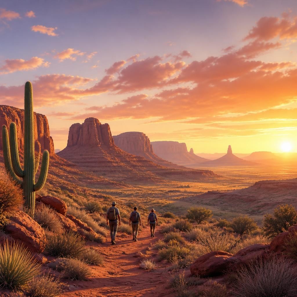 Illustration for the English word “southwestern”