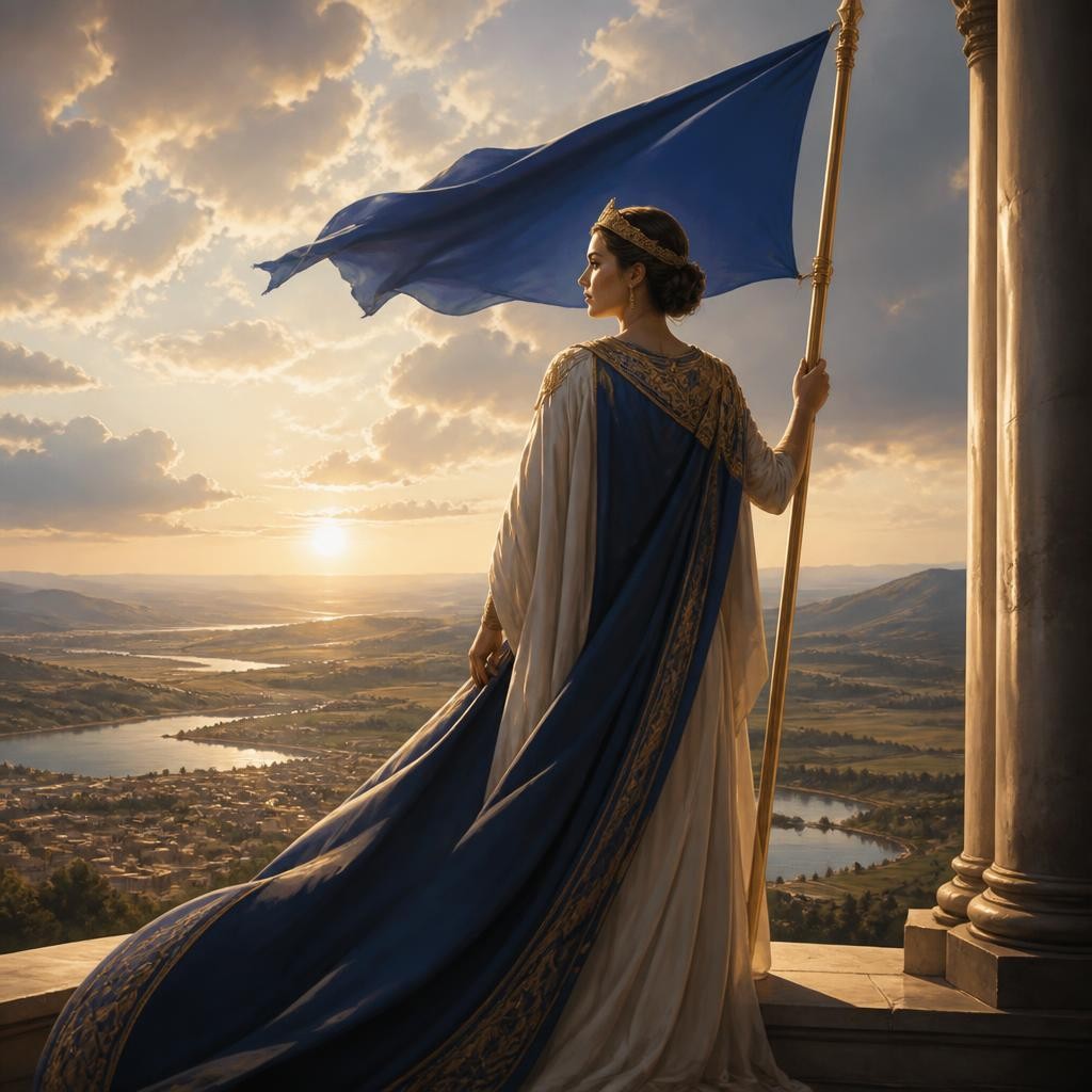 Illustration for the English word “sovereign”