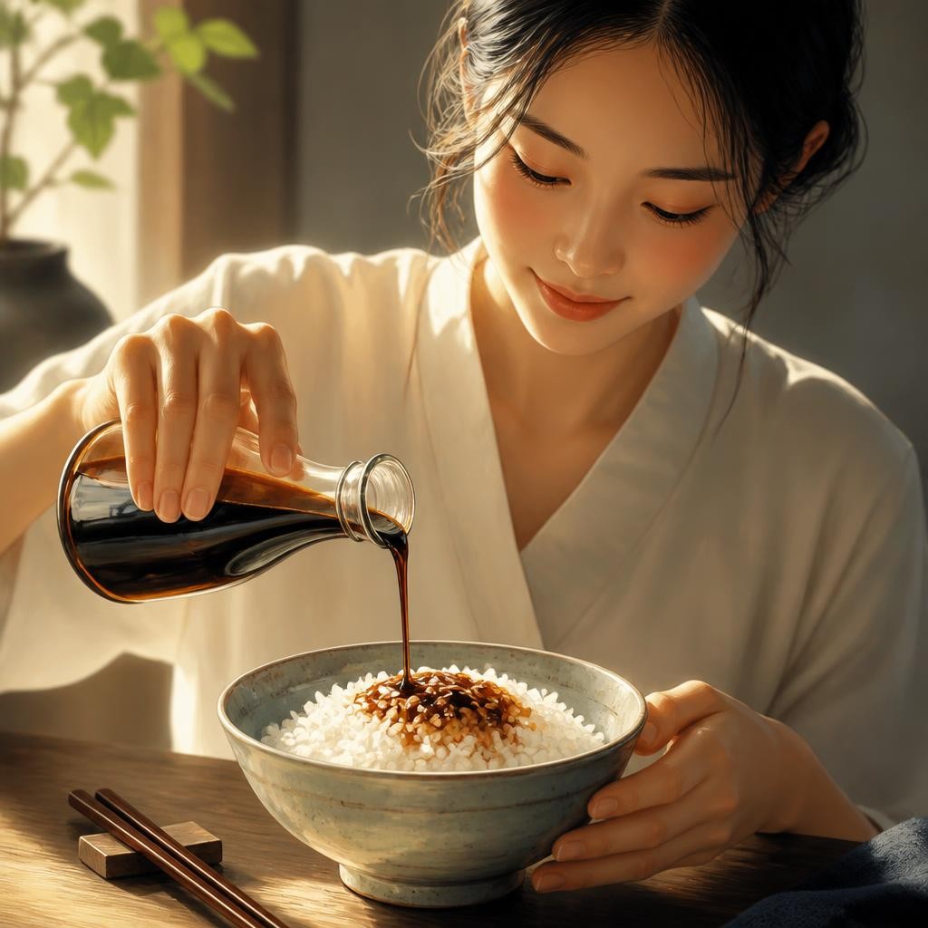 Illustration for the English word “soy”