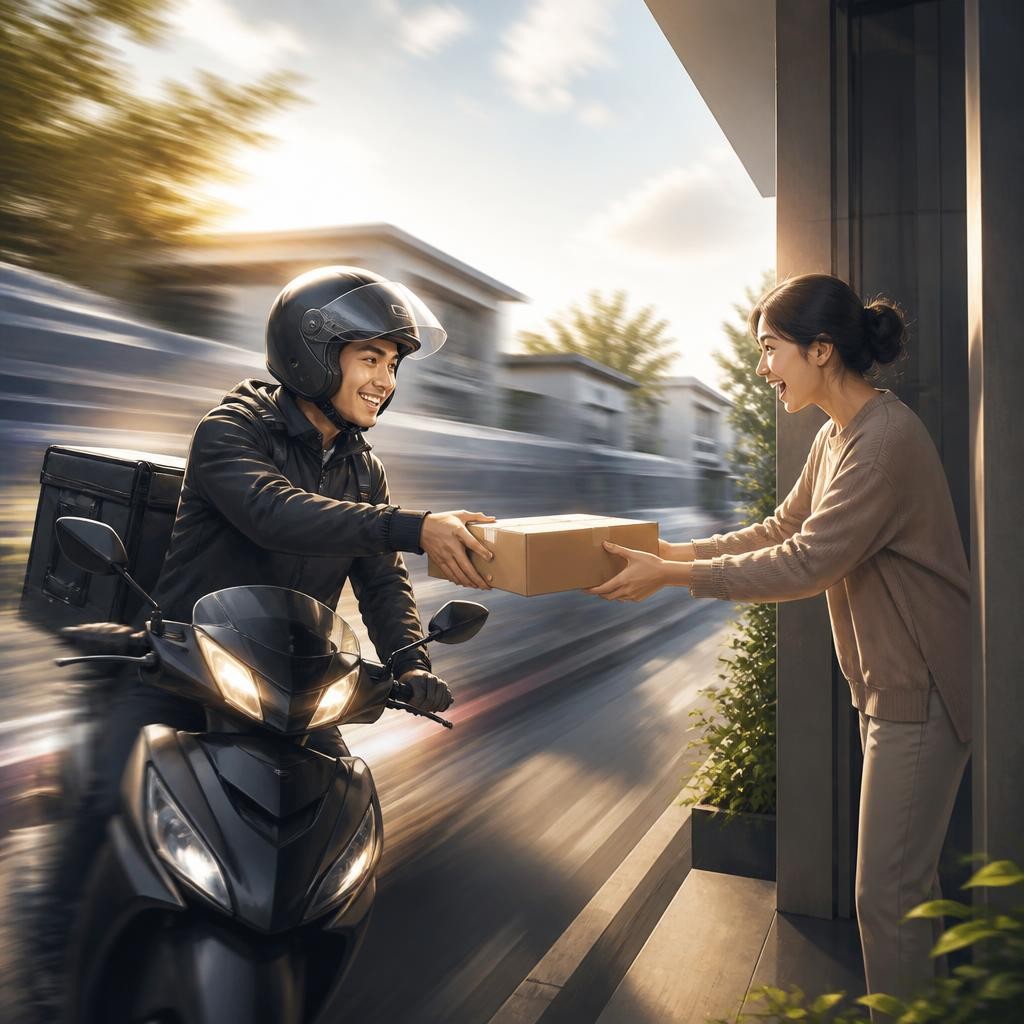 Illustration for the English word “speedy”
