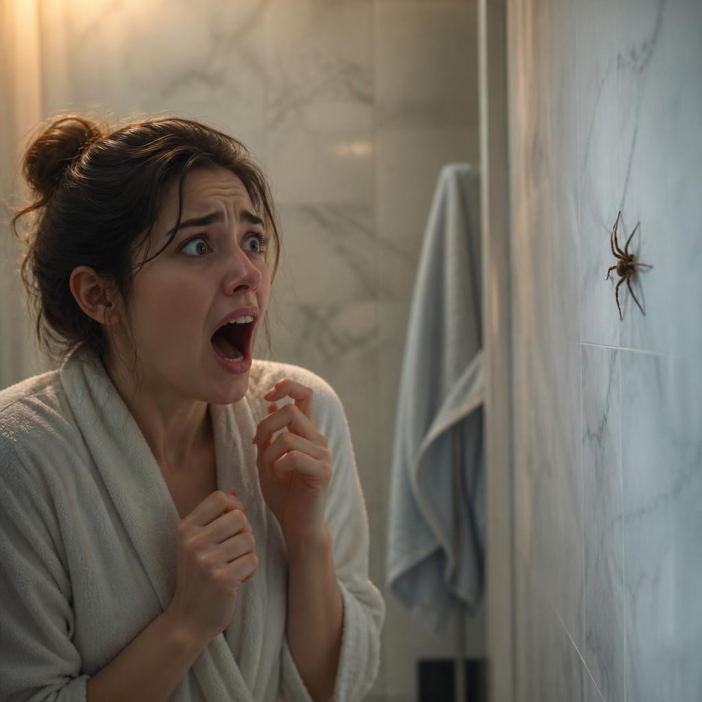 Illustration for the English word “spider”