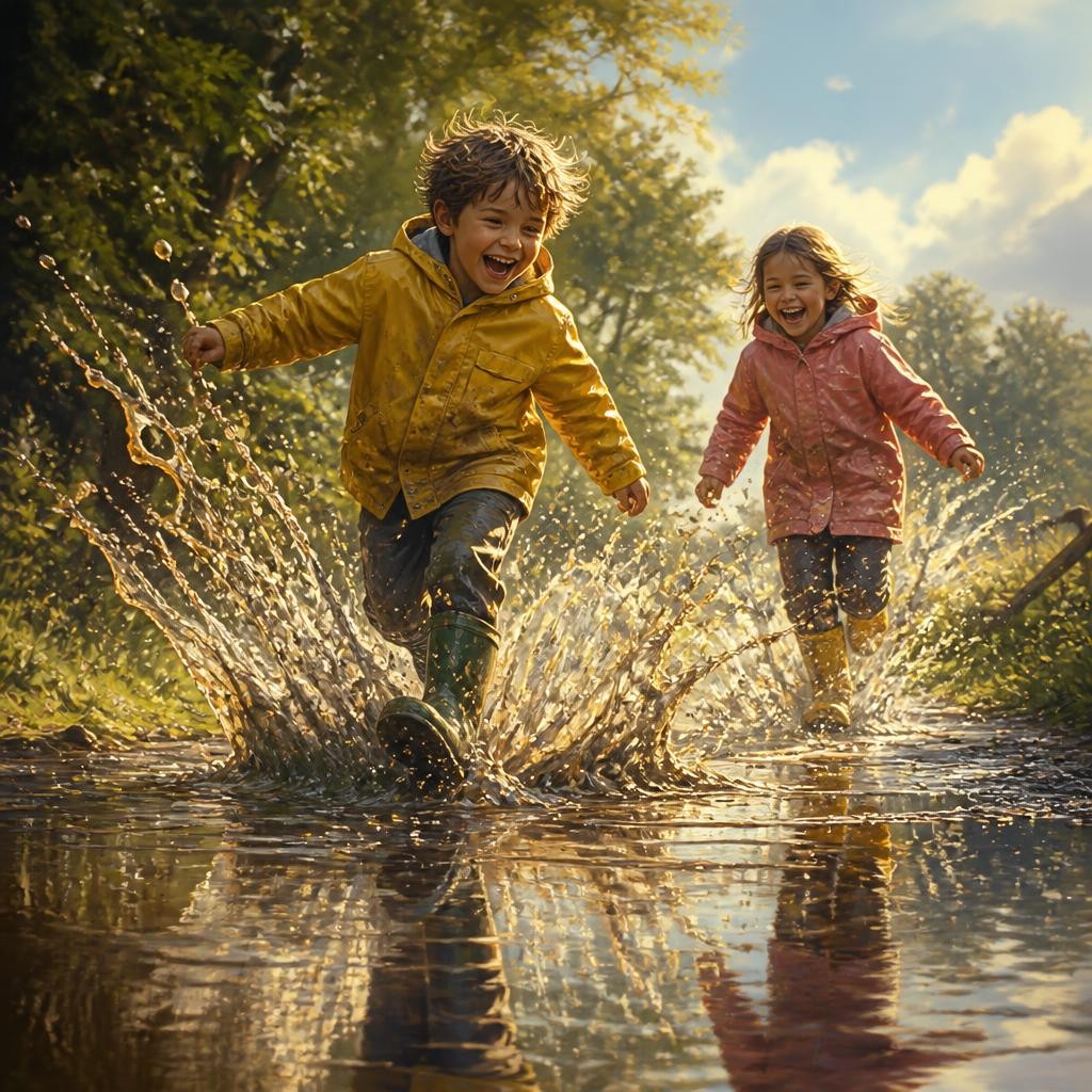 Illustration for the English word “splash”