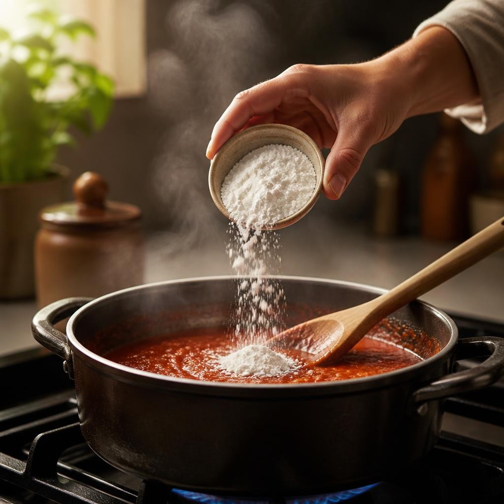 Illustration for the English word “starch”