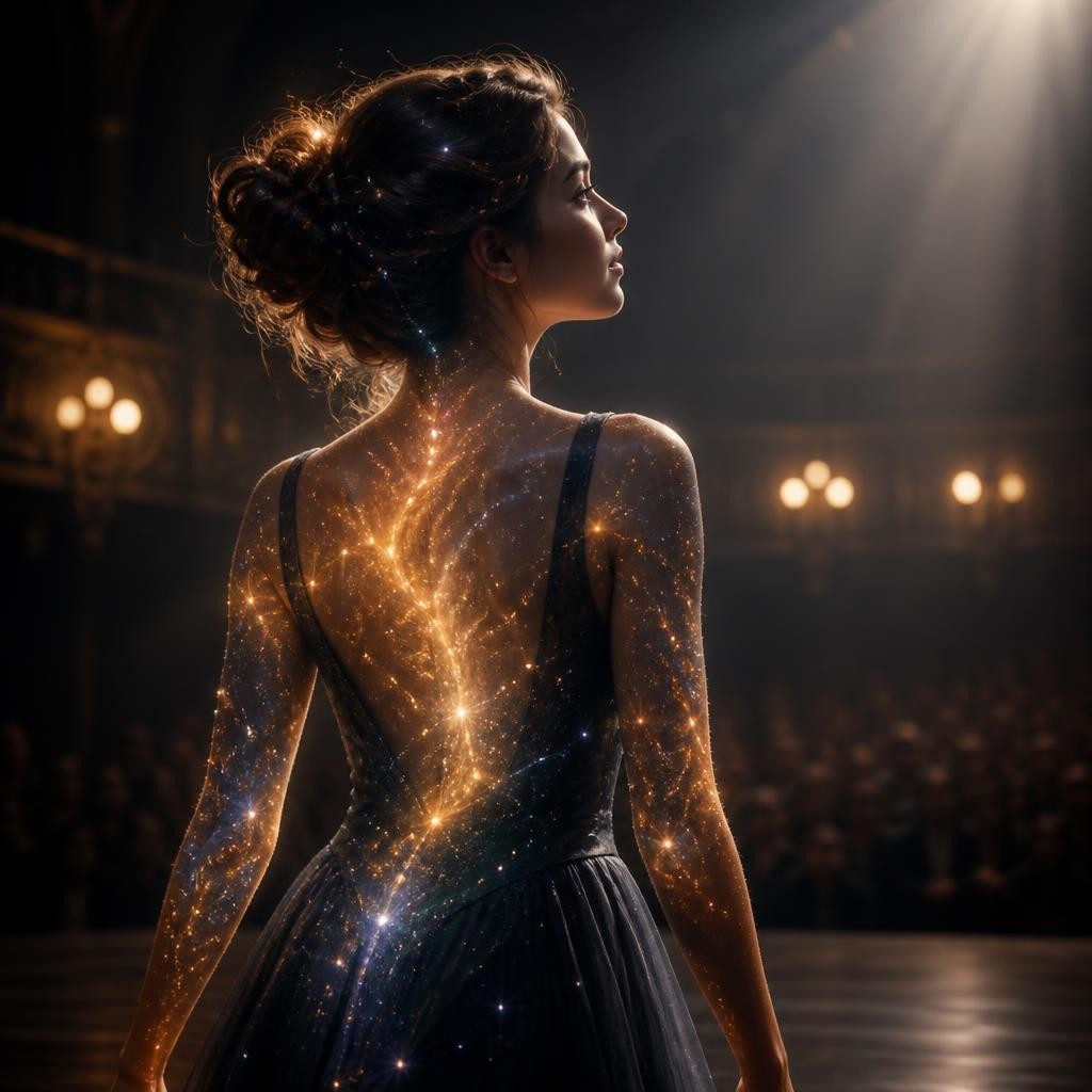 Illustration for the English word “stardust”