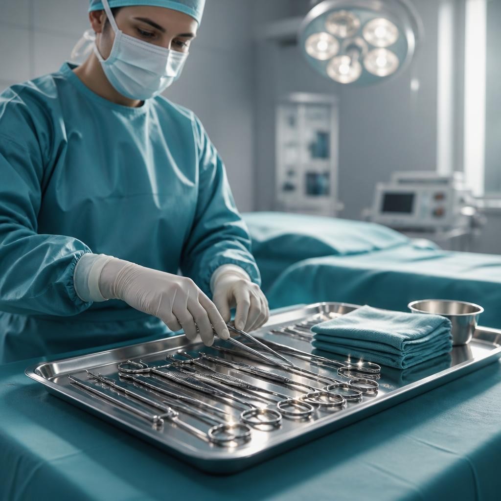 Illustration for the English word “sterile”