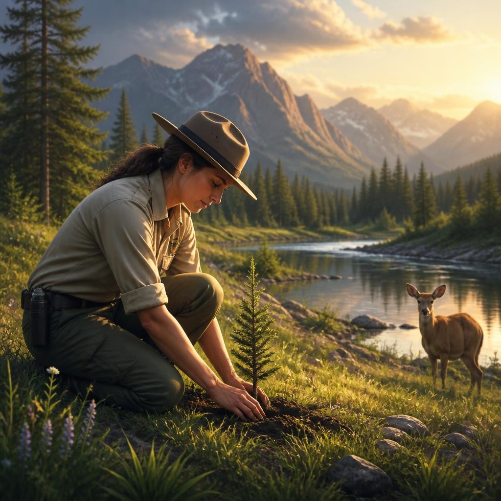 Illustration for the English word “stewardship”