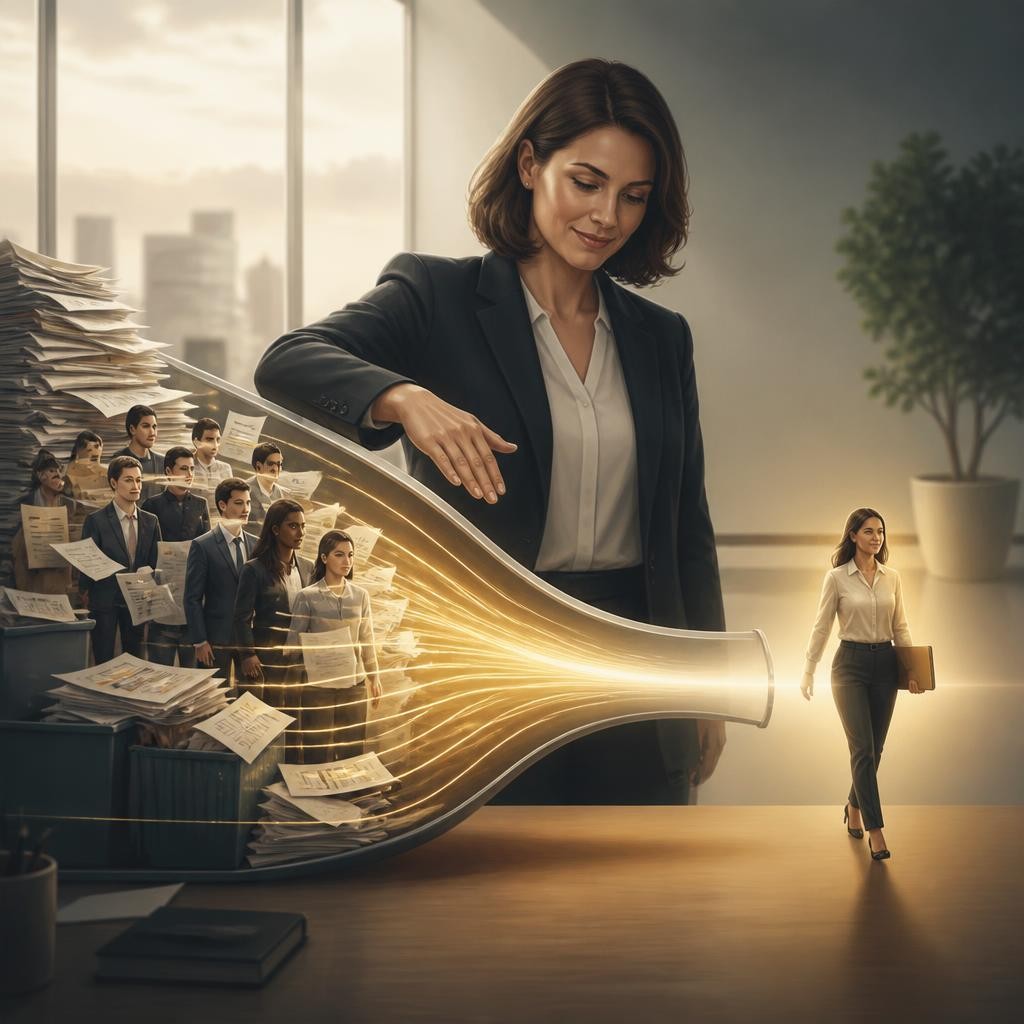 Illustration for the English word “streamline”