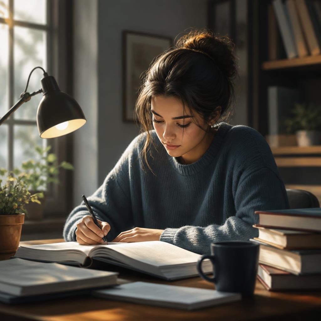Illustration for the English word “student”