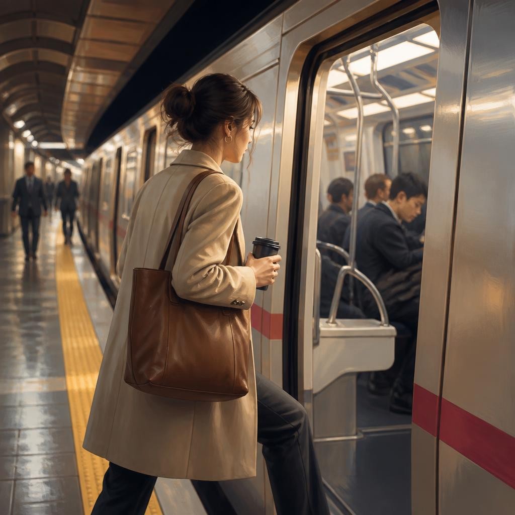 Illustration for the English word “subway”