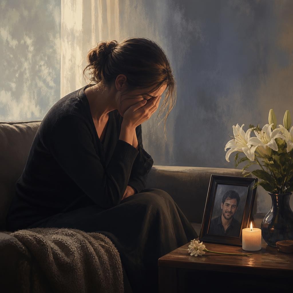 Illustration for the English word “suffering”