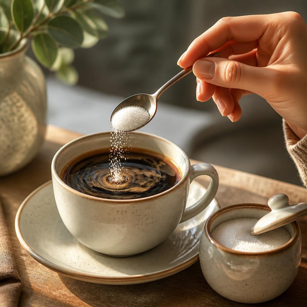 Illustration for the English word “sugar”