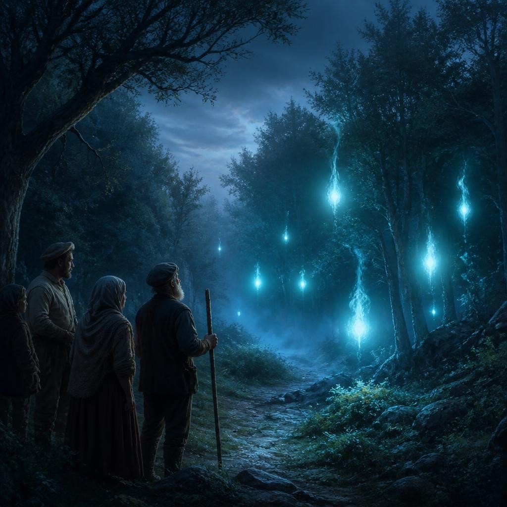 Illustration for the English word “supernatural”