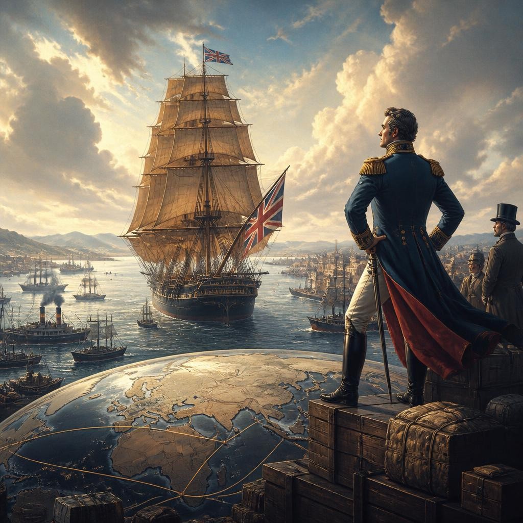 Illustration for the English word “supremacy”