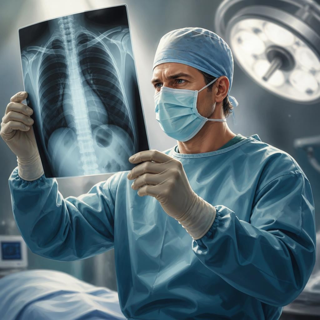 Illustration for the English word “surgeon”