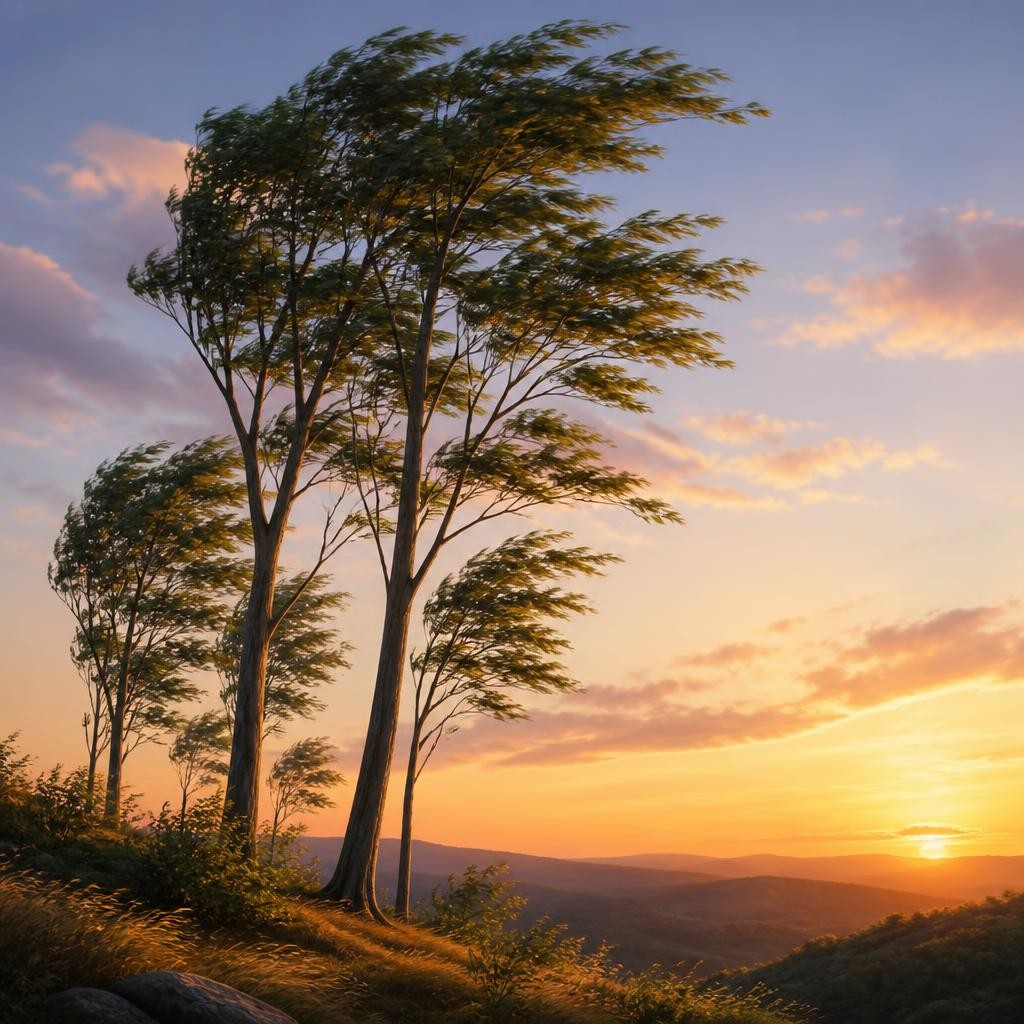 Illustration for the English word “sway”