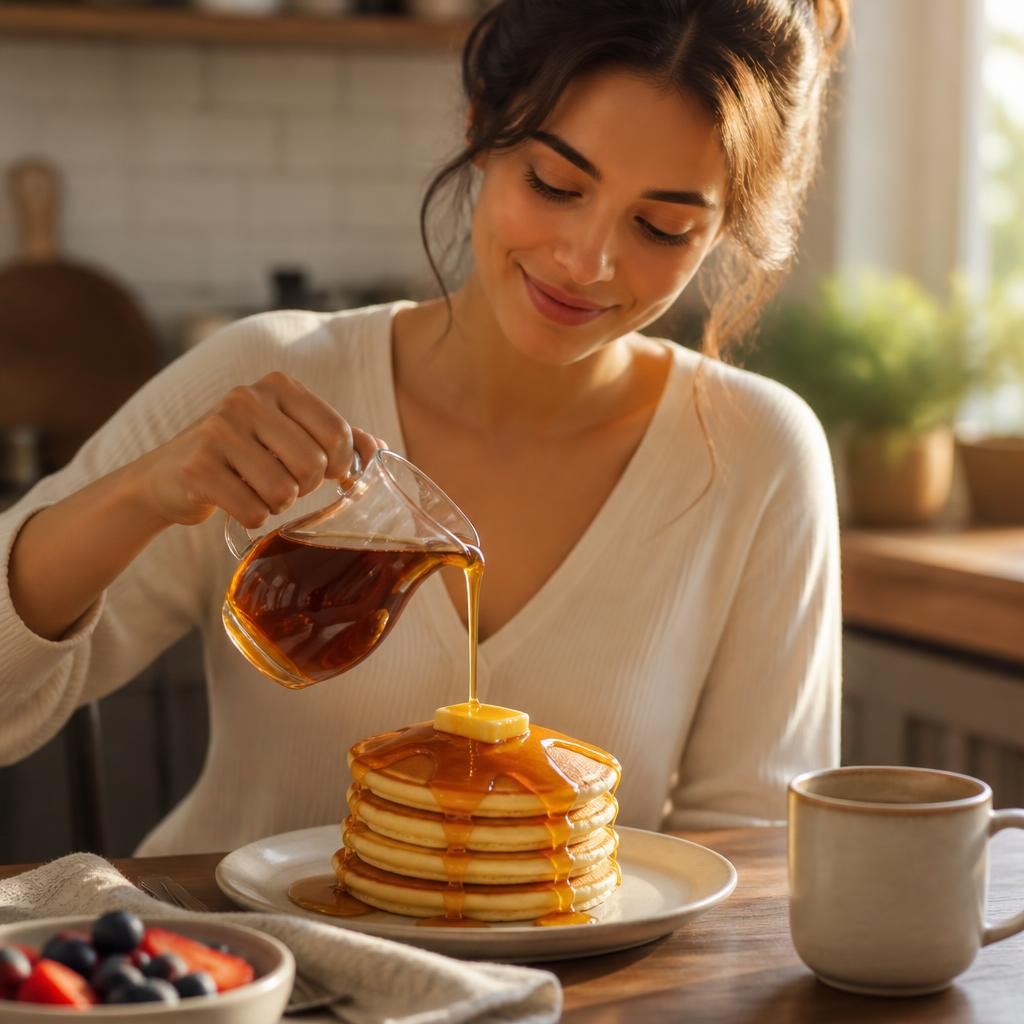 Illustration for the English word “syrup”