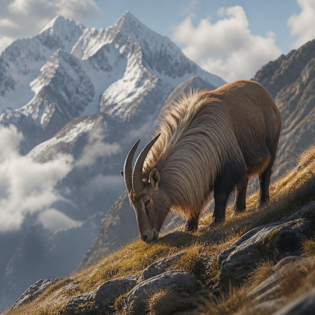 Illustration for the English word “takin”