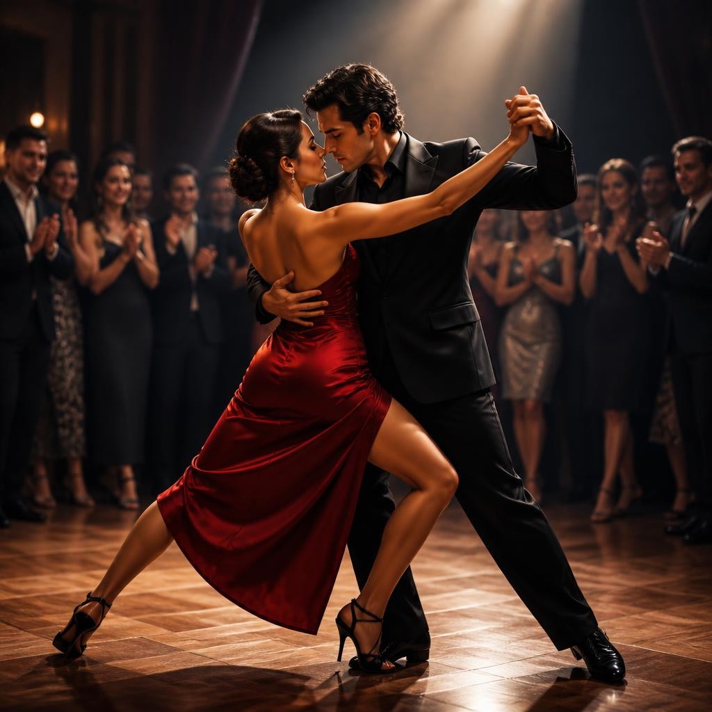 Illustration for the English word “tango”