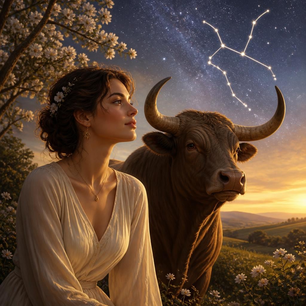 Illustration for the English word “taurus”
