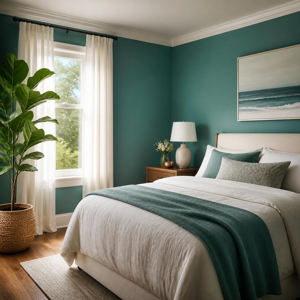 Illustration for the English word “teal”