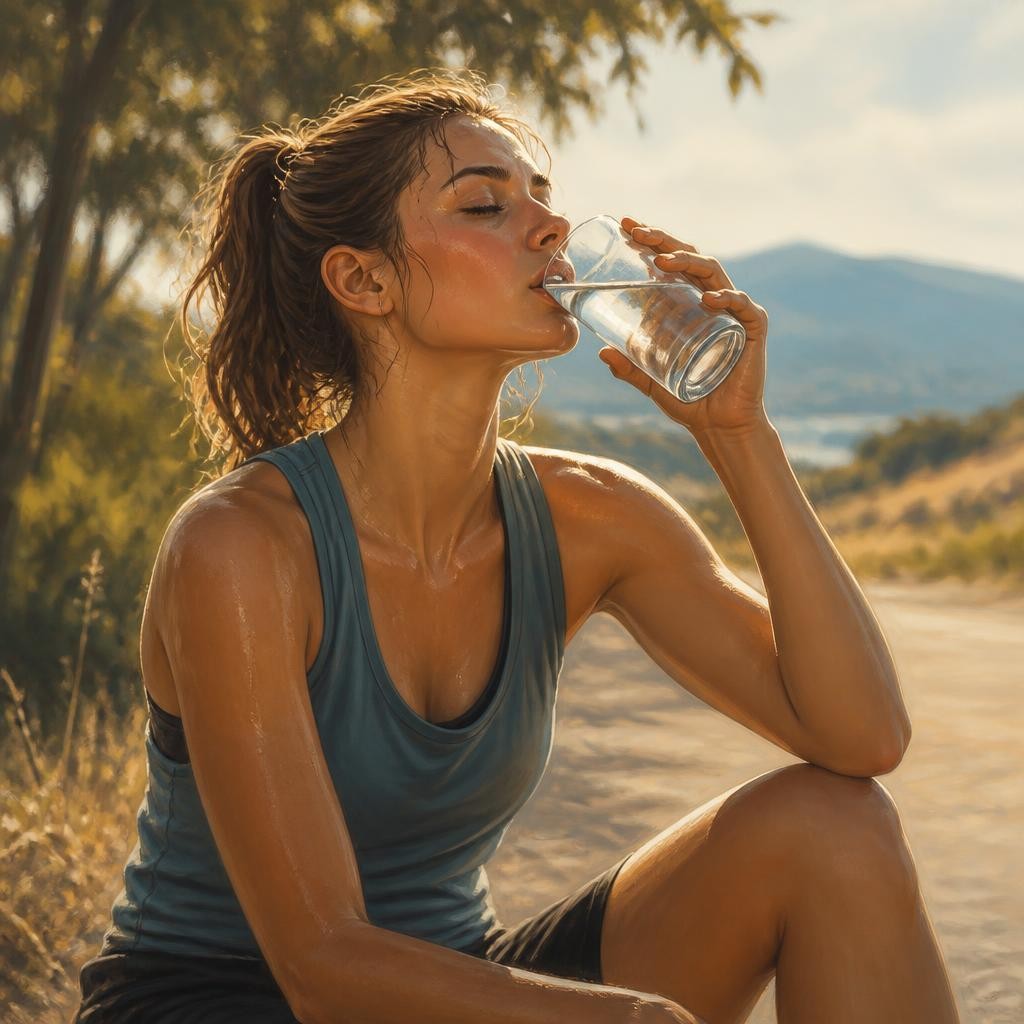 Illustration for the English word “thirst”