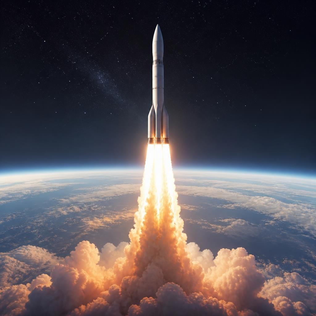 Illustration for the English word “thrust”