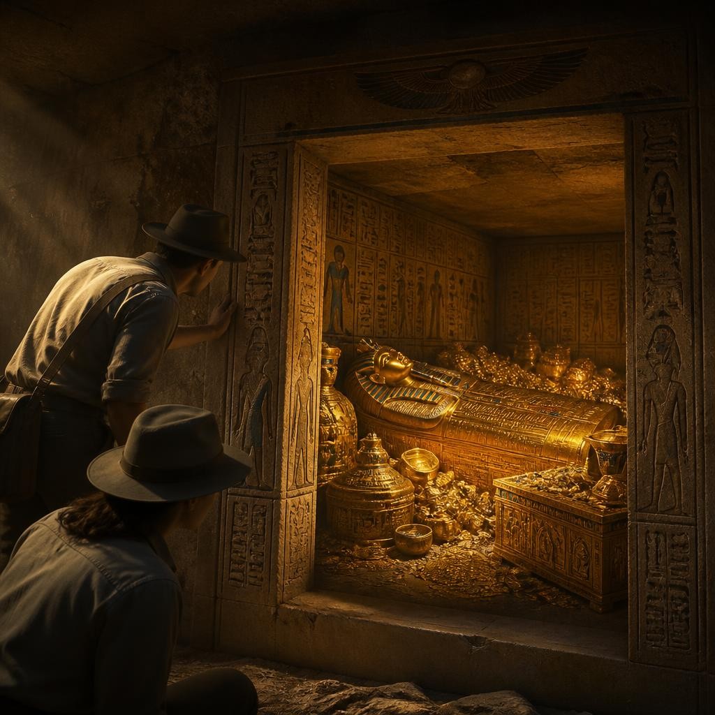 Illustration for the English word “tomb”
