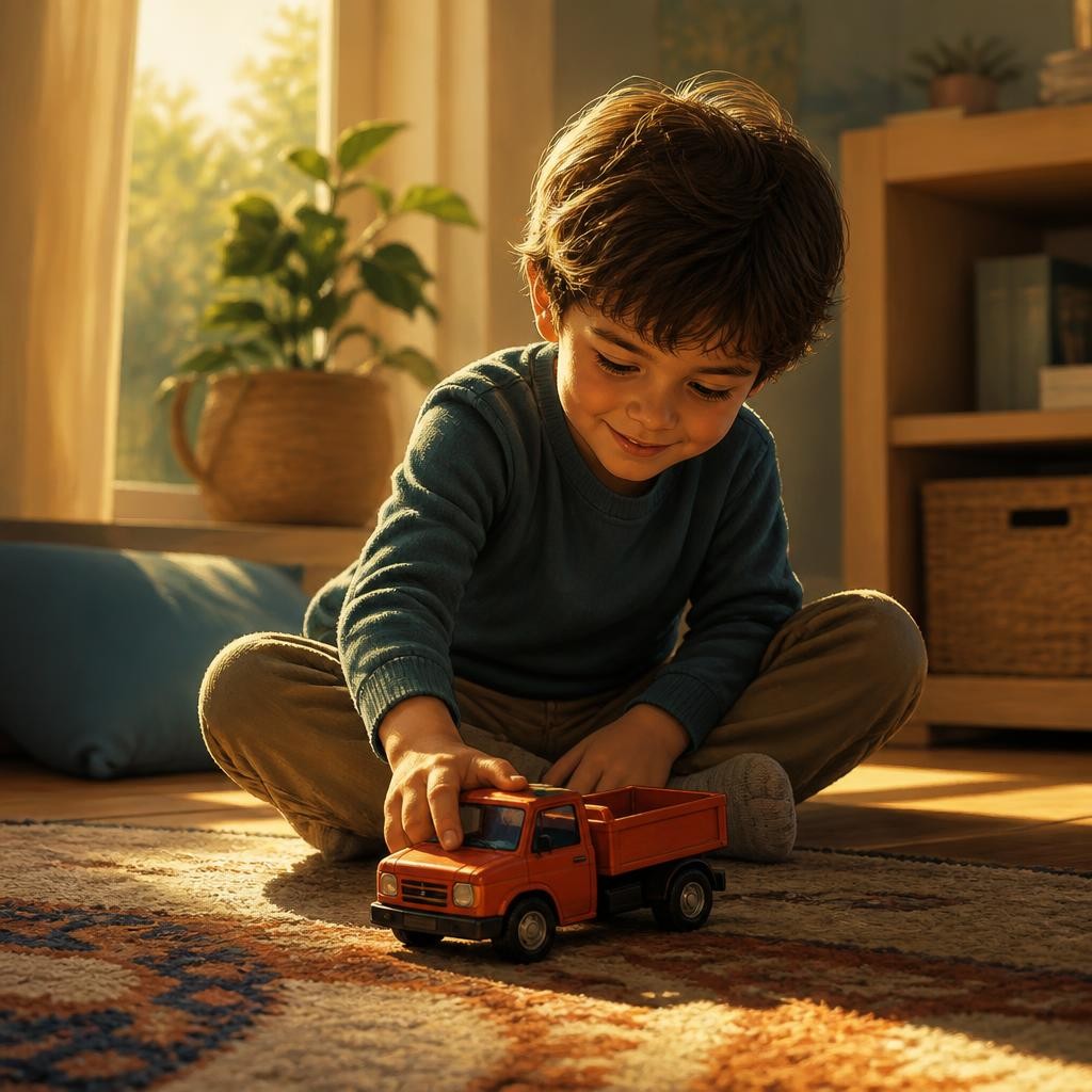 Illustration for the English word “toy”