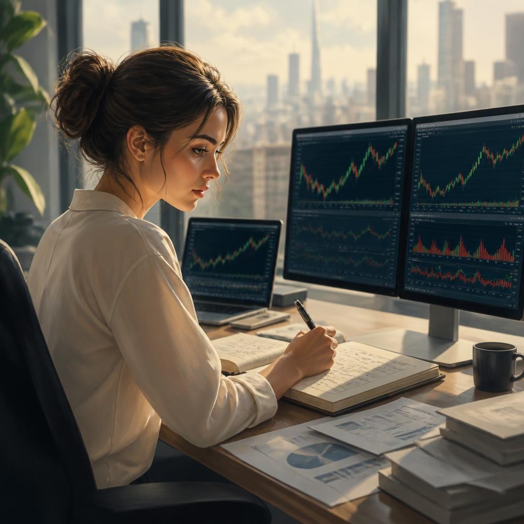 Illustration for the English word “trading”