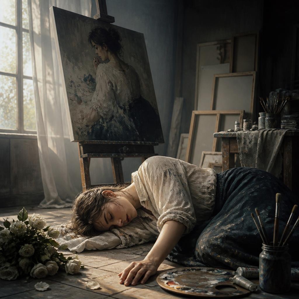 Illustration for the English word “tragically”