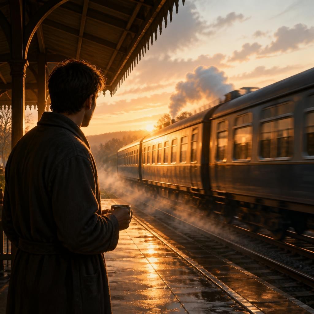 Illustration for the English word “train”