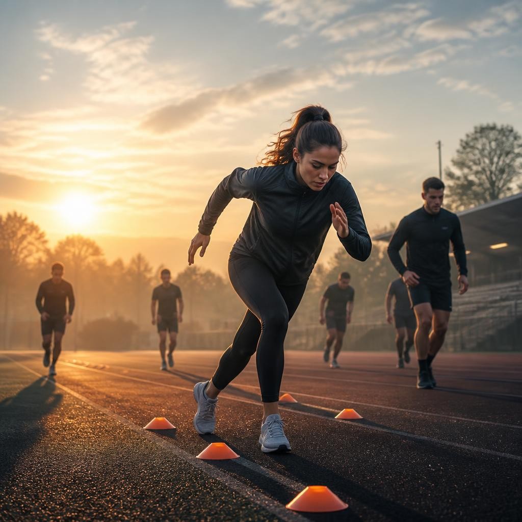 Illustration for the English word “training”