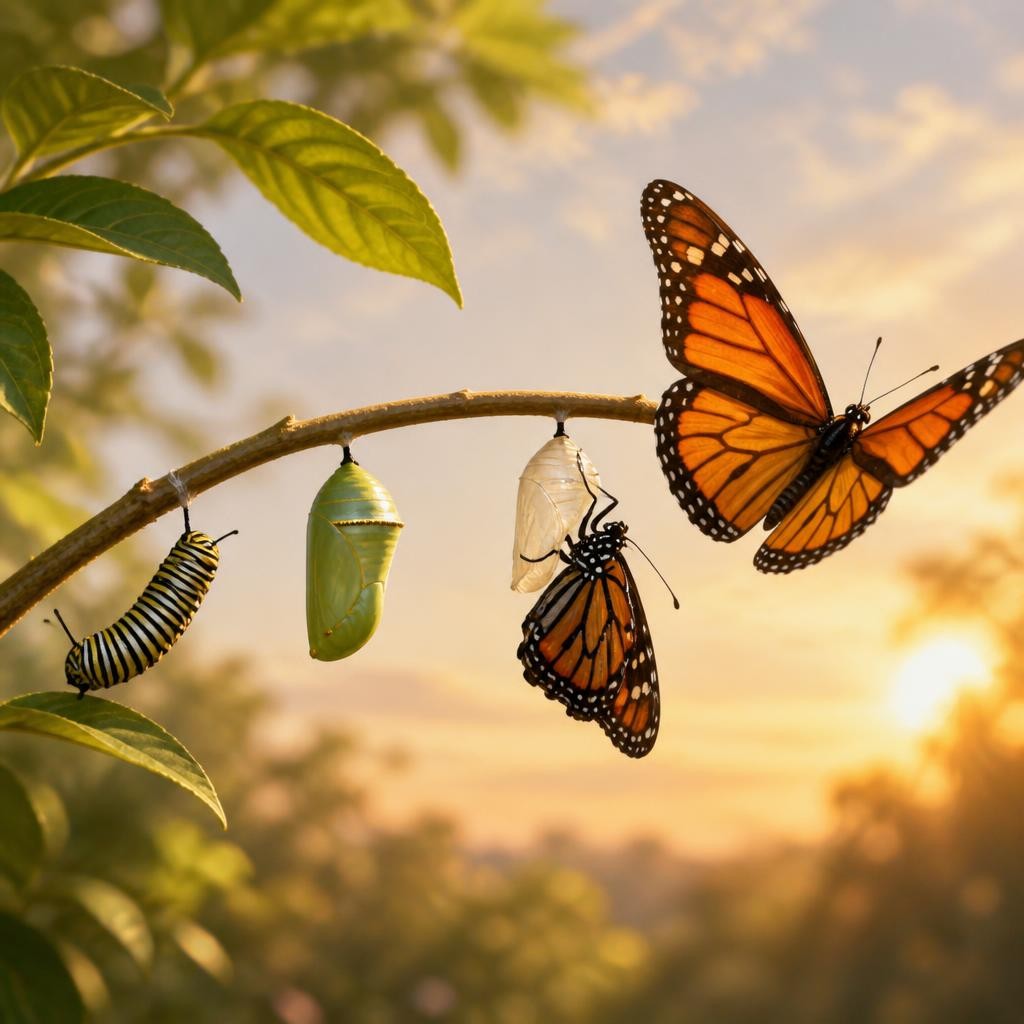 Illustration for the English word “transformation”