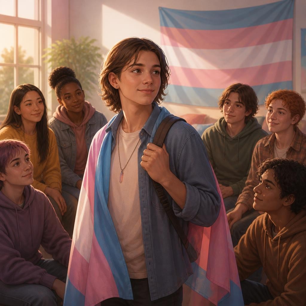 Illustration for the English word “transgender”