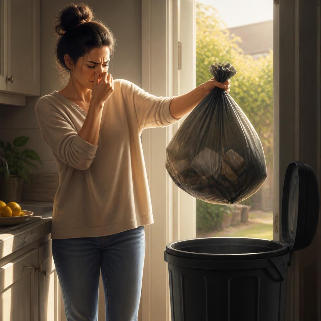 Illustration for the English word “trash”