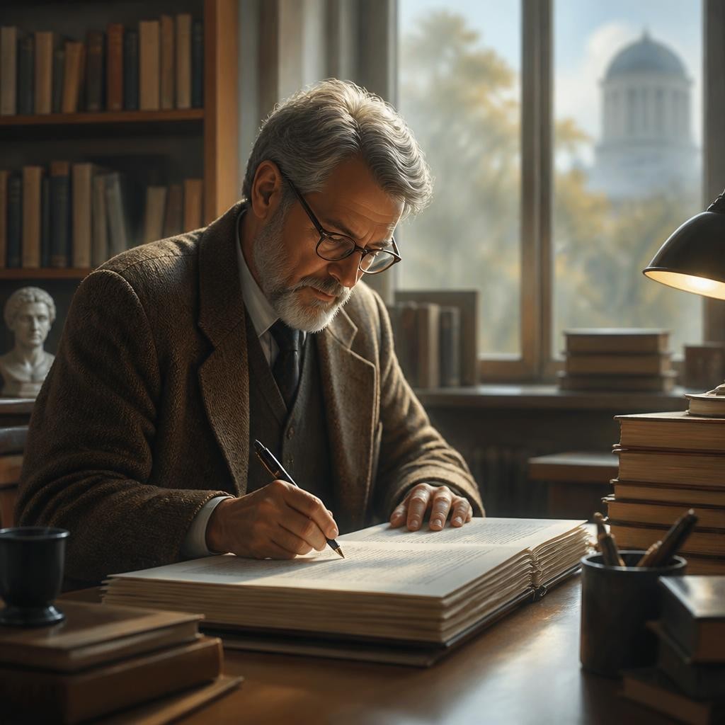 Illustration for the English word “treatise”