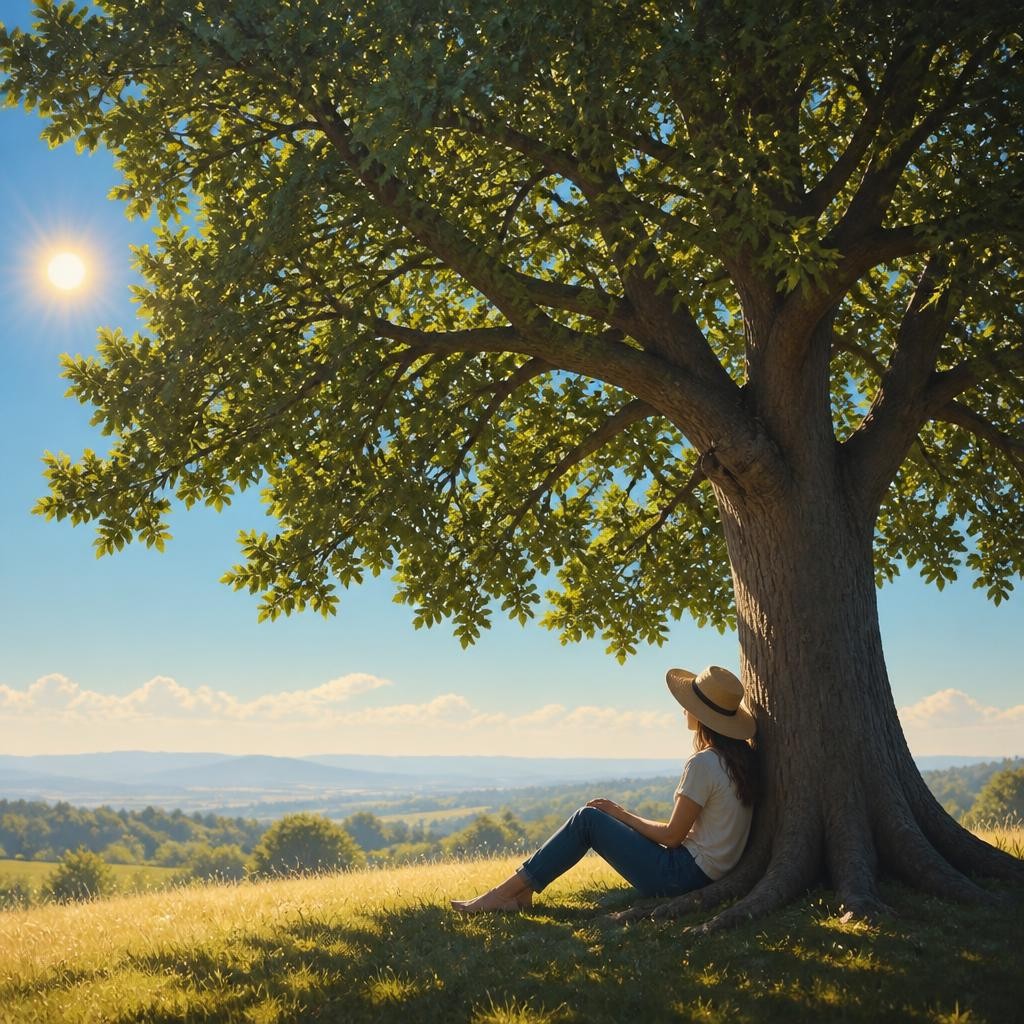 Illustration for the English word “tree”