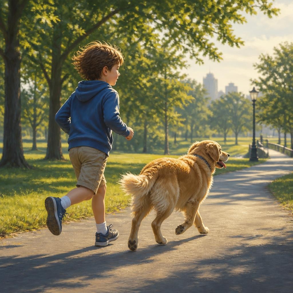 Illustration for the English word “trot”