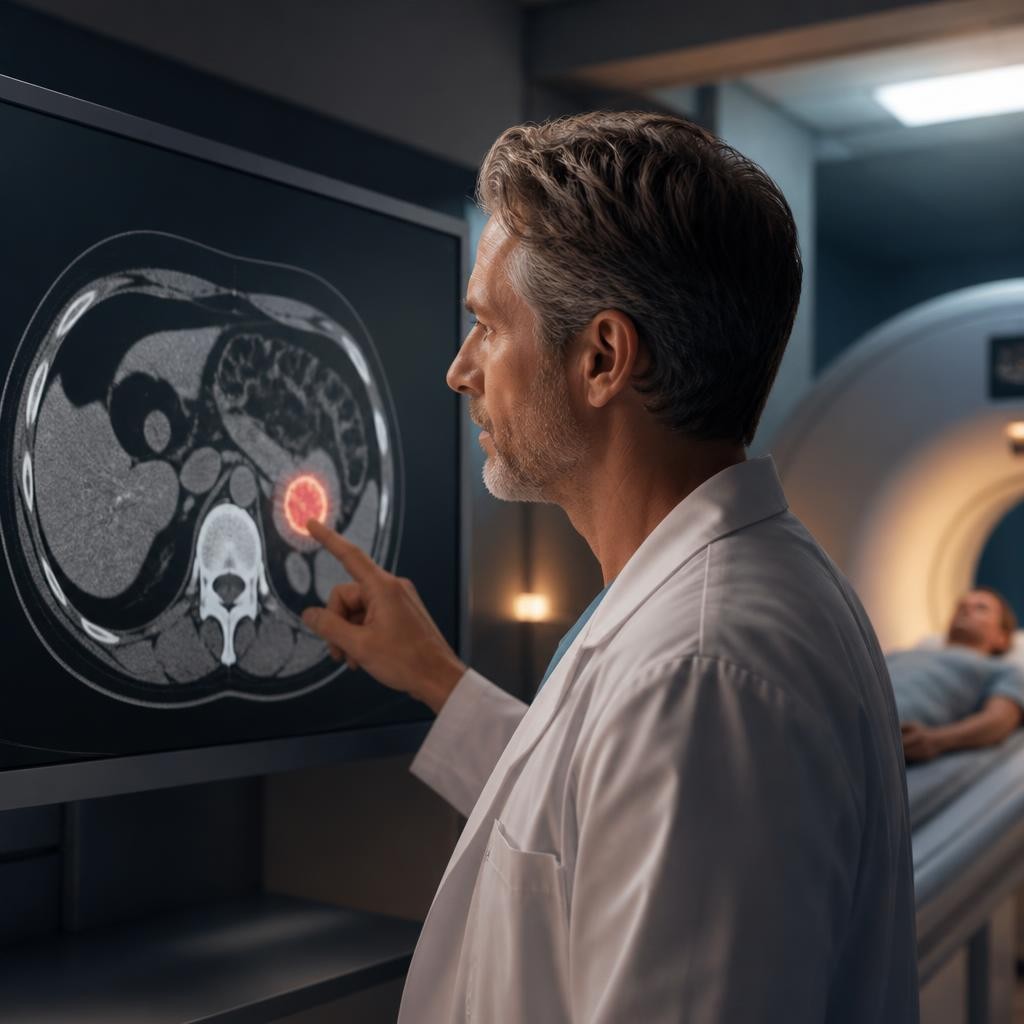 Illustration for the English word “tumor”