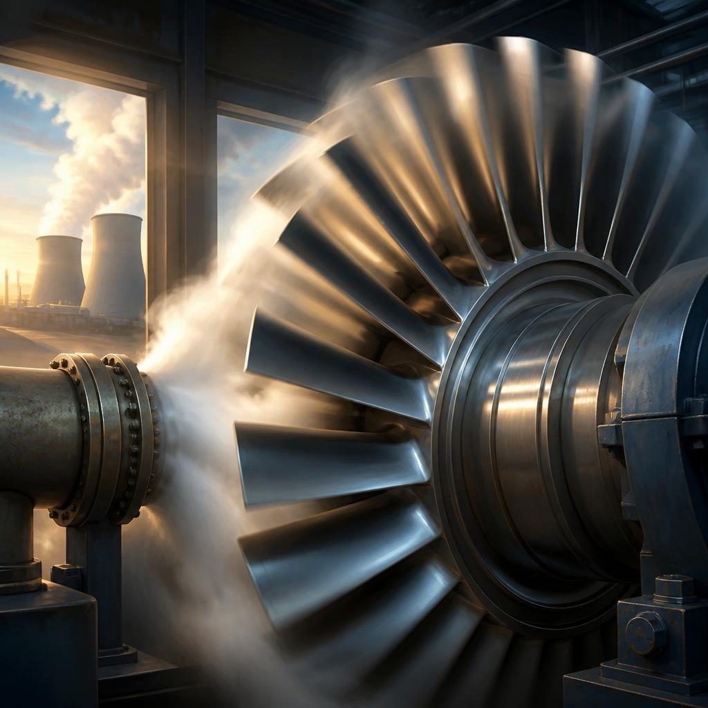 Illustration for the English word “turbine”